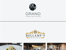 Tablet Screenshot of grandrestaurantgroup.com